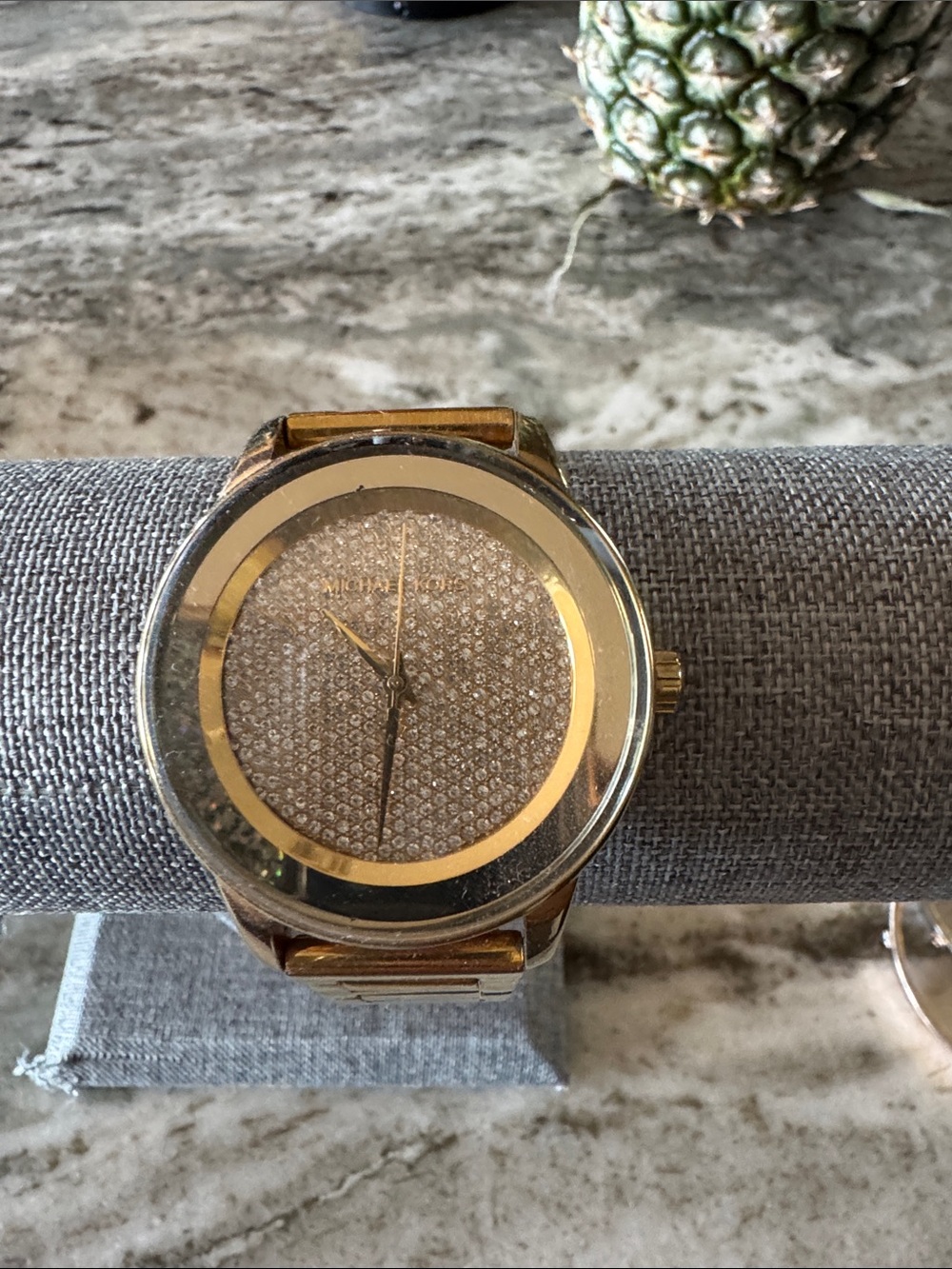 Gold Tone Crystal Dial Women's Watch Micheal Kors